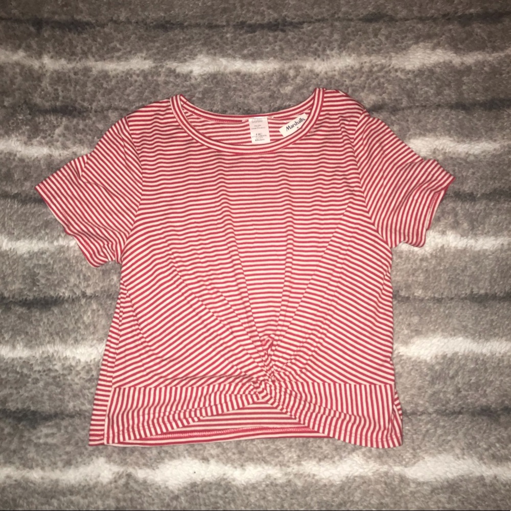 Striped crop top